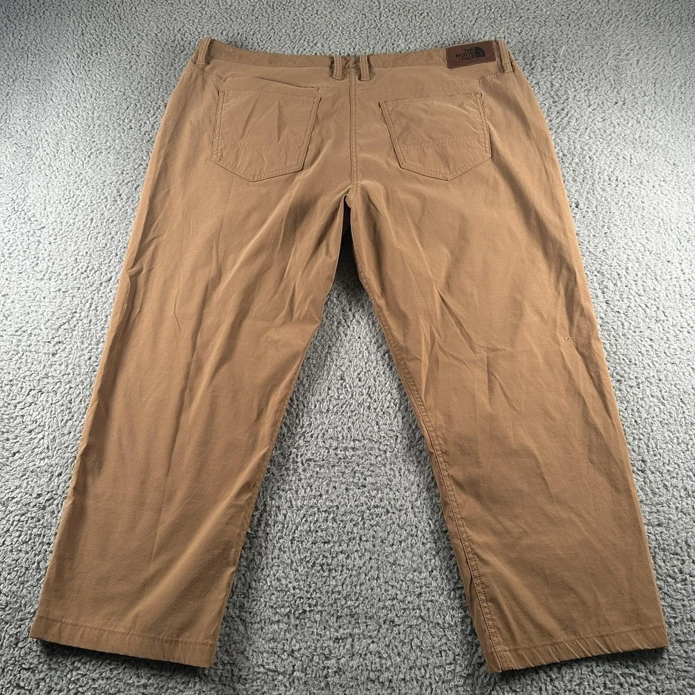 The North Face Sprag 5 Pocket Pants Mens 40‎ Brown Nylon Stretch Lightweight
